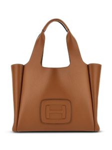 Hogan sac cabas médium en cuir - Marron