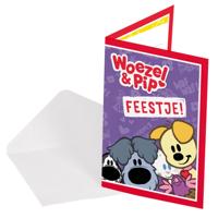 Folat BV Woezel & pip uitnodigingen, 8st.