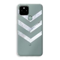 Marmeren pijlen: Google Pixel 5 Transparant Hoesje Marmeren pijlen: Google Pixel 5 Transparant Hoesje