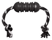Kong Extreme dental met touw zwart / wit - thumbnail