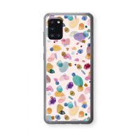 Terrazzo Memphis Pink: Samsung Galaxy A31 Transparant Hoesje