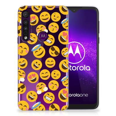 Motorola One Macro | TPU bumper | Emoji