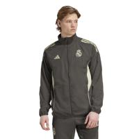 adidas Real Madrid Presentatie Trainingsjack 2025-2026 Grijs Lichtgroen