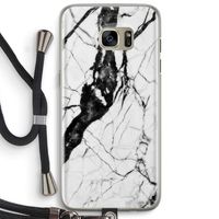 Witte marmer 2: Samsung Galaxy S7 Edge Transparant Hoesje met koord Witte marmer 2: Samsung Galaxy S7 Edge Transparant Hoesje met koord