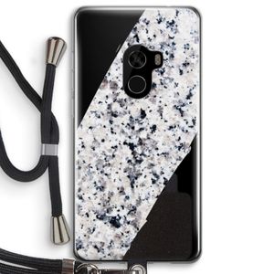 Gespikkelde marmer: Xiaomi Mi Mix 2 Transparant Hoesje met koord