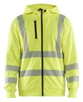 Blåkläder High-Vis Hoodie met rits 35652538 | High-Vis Geel | Maat 4XL - 7330509831694