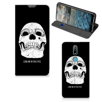 Mobiel BookCase Nokia 2.4 Skull Eyes - thumbnail