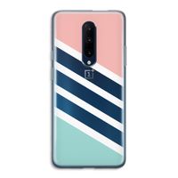Strepen pastel: OnePlus 7 Pro Transparant Hoesje