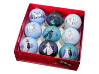 Box kerstbal plc d7.5cm frozen 9st - Kurt S. Adler - thumbnail