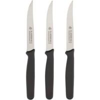 El Herder - Herder Steakmessen, Set van 3 Stuks, RVS, Zwart - El Herde