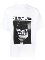 Helmut Lang t-shirt en coton à imprimé photographique - Blanc