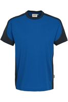 HAKRO 290 Comfort Fit T-Shirt ronde hals koningsblauw/antraciet, Effen - thumbnail