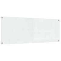 VidaXL Keuken spatscherm doorzichtig 110 x 40 cm gehard glas