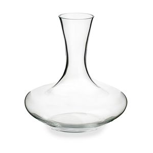 Wijn karaf / decanteer schenkkan - glas - 1,5 liter - 21 x 24 cm - wijn laten luchten