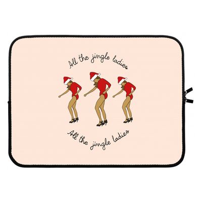 Jingle Ladies: Laptop sleeve 15 inch Jingle Ladies: Laptop sleeve 15 inch