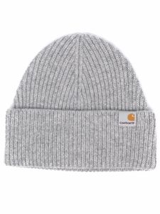 Carhartt WIP bonnet Gabe en maille nervurée - Gris