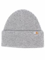 Carhartt WIP bonnet Gabe en maille nervurée - Gris