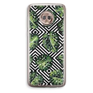 Geometrische jungle: Motorola Moto G6 Transparant Hoesje