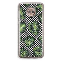 Geometrische jungle: Motorola Moto G6 Transparant Hoesje