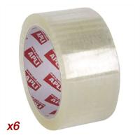 Plakband Apli 11592 Transparant (6 Onderdelen) (6 Stuks)
