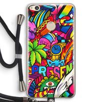 Represent: Huawei Ascend P8 Lite (2017) Transparant Hoesje met koord