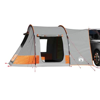VidaXL Autotent 2-persoons waterdicht grijs en oranje