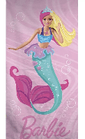 Barbie strandlaken Zeemeermin 70 x 140 cm - thumbnail