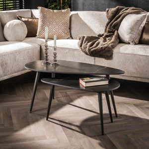 LifestyleFurn Salontafel 'Joseph' Keramiek, Set van 2 stuks