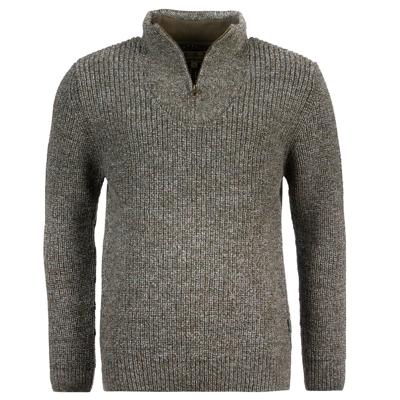 Herentrui New Tyne Half Zip Derby Tweed