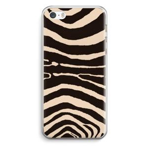 Arizona Zebra: iPhone 5 / 5S / SE Transparant Hoesje