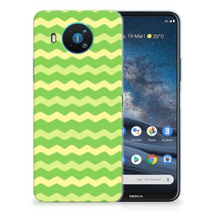 Nokia 8.3 TPU bumper Waves Green