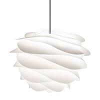 Umage Carmina Medium hanglamp Ø48 wit, zwart snoer