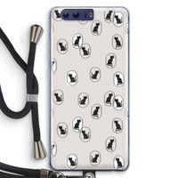 Miauw: Honor 9 Transparant Hoesje met koord