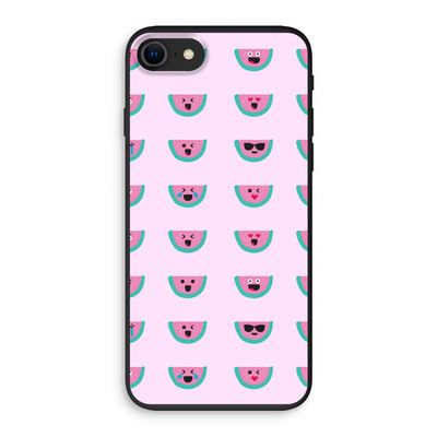 Smiley watermeloenprint: iPhone SE 2020 Biologisch afbreekbaar hoesje