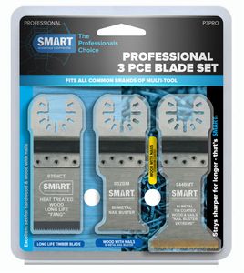SMART blades UN PRO 3-stuks blad assortiment voor multitool
