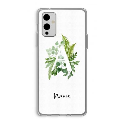 Green Brush: OnePlus 9 Transparant Hoesje