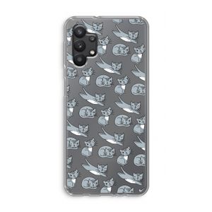 Poezen: Samsung Galaxy A32 5G Transparant Hoesje