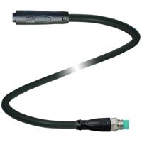 Pepperl+Fuchs 70129273 Sensor/actuator connector, geassembleerd Aantal polen (sensoren): 3, 4 0.6 m 1 stuk(s)