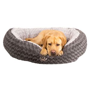 Hondenbed Donut-Dream, grijs, Maat: Ø80 cm