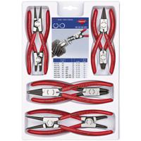 Knipex 00 20 04 V01 Precisie-borgveertang set Geschikt voor borgringen Binnen- en buitenringen 19-60 mm, 12-25 mm 10-25 mm, 19-60 mm Puntvorm Recht, 90° haaks - thumbnail