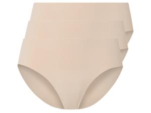 esmara 3 dames lasercut-slips (L (44/46), Crème)