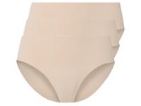 esmara 3 dames lasercut-slips (M (40/42), Crème)