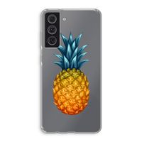 Grote ananas: Samsung Galaxy S21 FE Transparant Hoesje