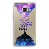 Stars quote: Samsung A3 (2017) Transparant Hoesje
