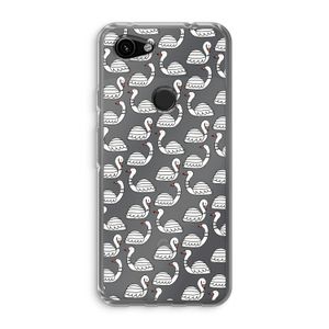 Zwanen: Google Pixel 3a Transparant Hoesje