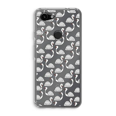 Zwanen: Google Pixel 3a Transparant Hoesje