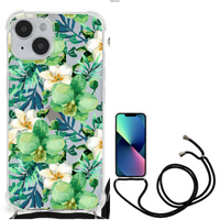 iPhone 14 Case Orchidee Groen