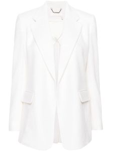 Chloé blazer à simple boutonnage - Blanc