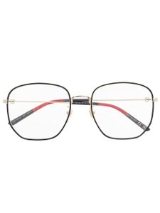 Gucci Eyewear lunettes de vue à monture oversize - Or