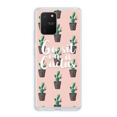 Cactus quote: Samsung Galaxy S10 Lite Transparant Hoesje